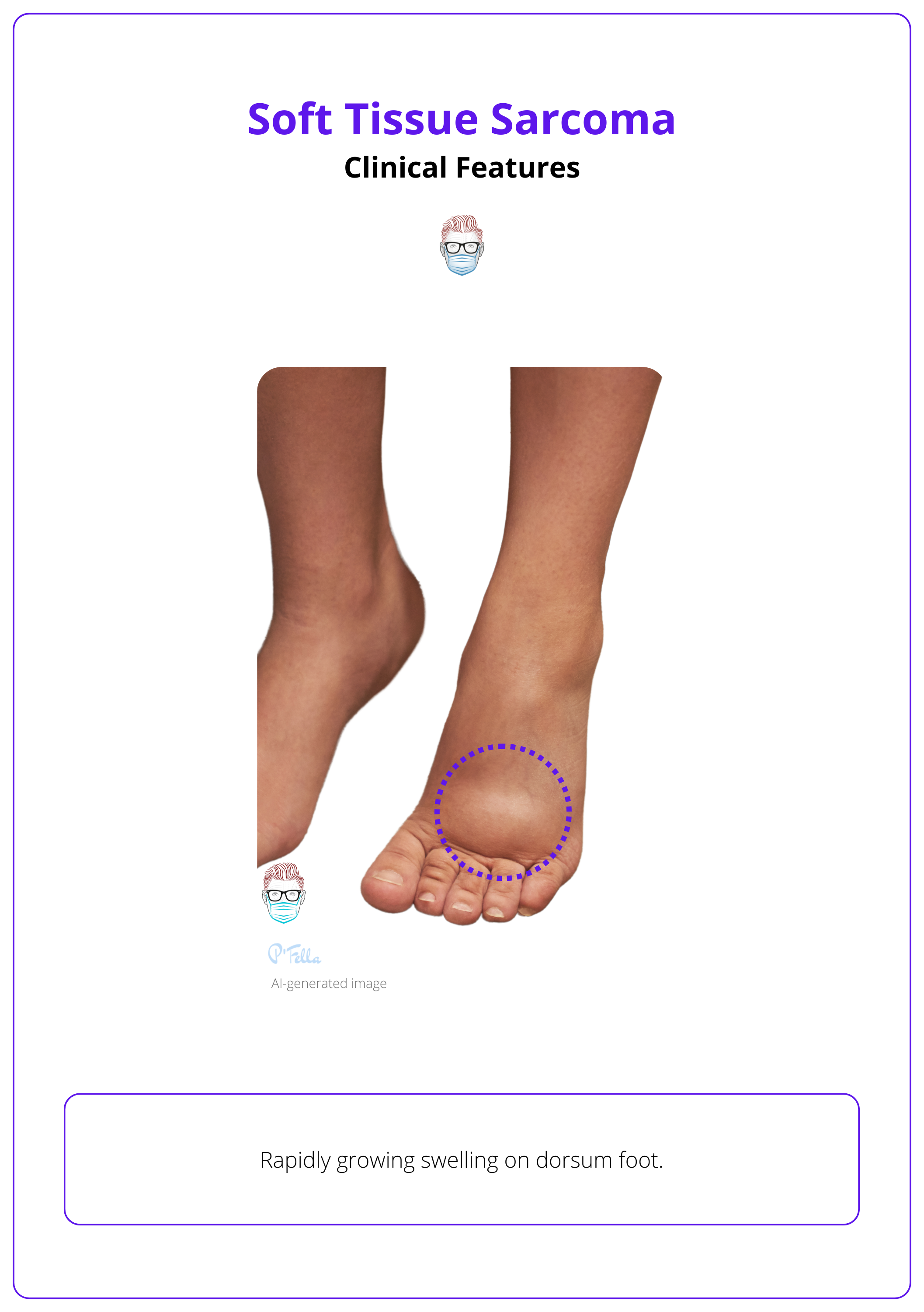 Clinical features of soft tissue sarcoma