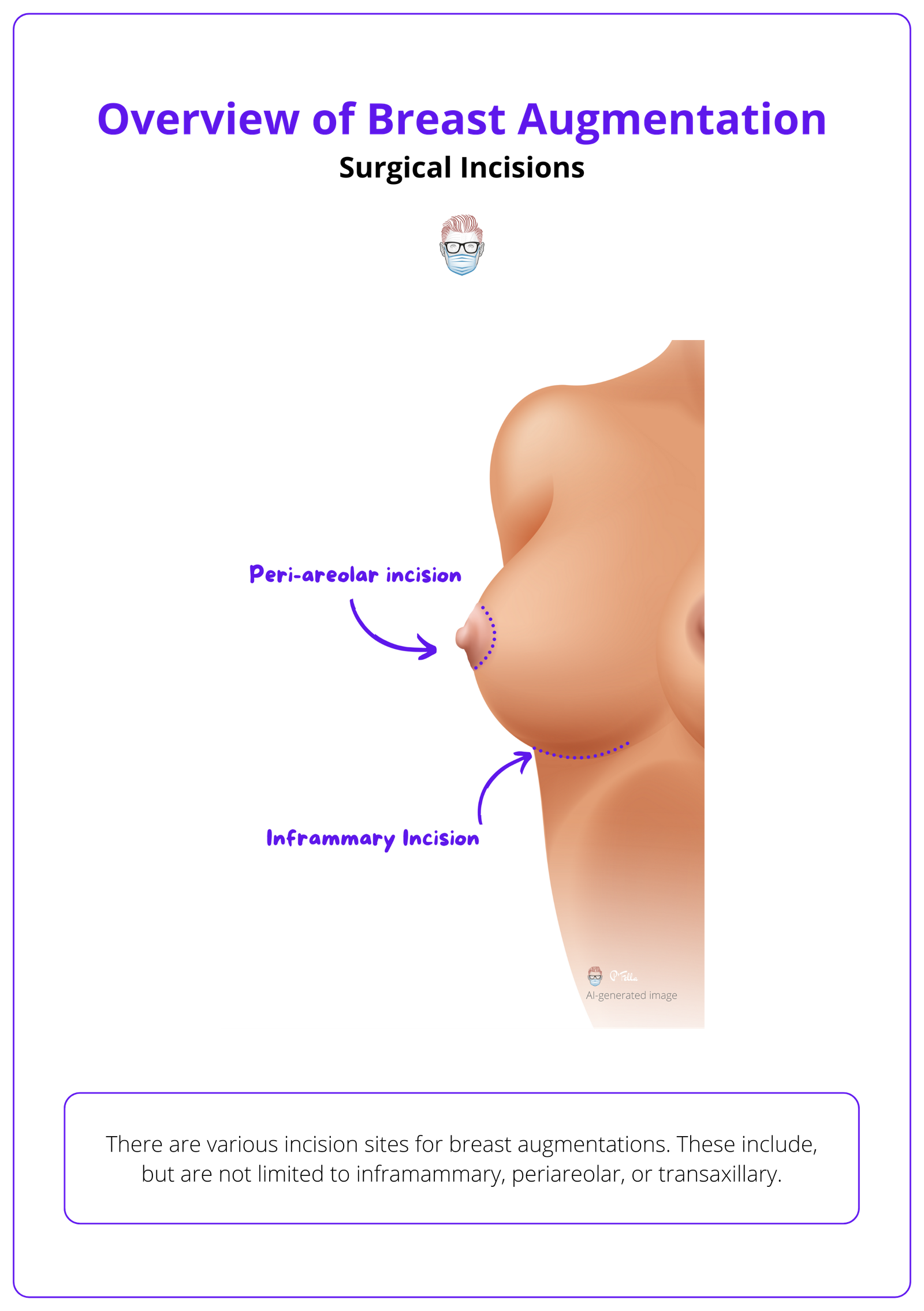 Overview of breast augmentation - surgical incisions