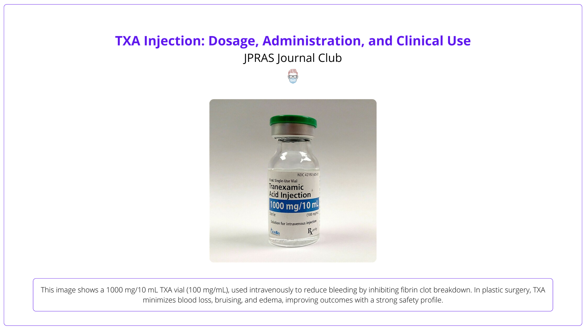 TXA Injection: Dosage, Administration, and Clinical Use